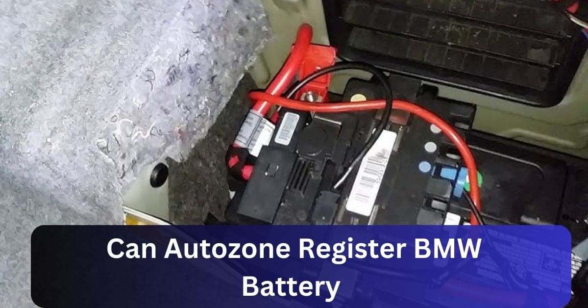 Can Autozone Register BMW Battery