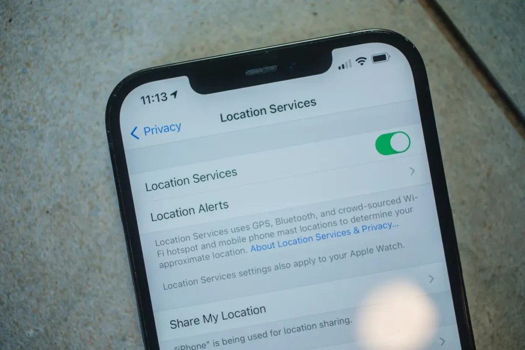 Disable your iPhone's location services